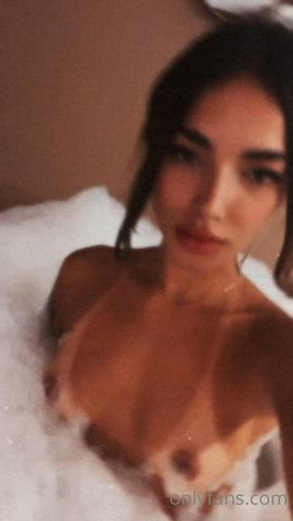 natural tits petite topless gif