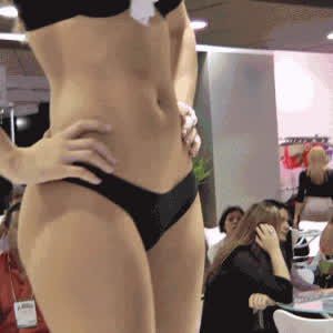 Ass Bikini Model gif