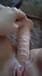 Creamy Dildo Orgasm Pussy Solo Tight Pussy Wet Pussy gif