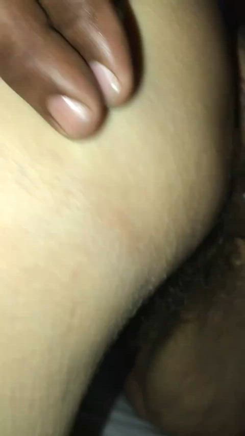 ass bbc bbw hairy hairy ass hairy pussy interracial gif