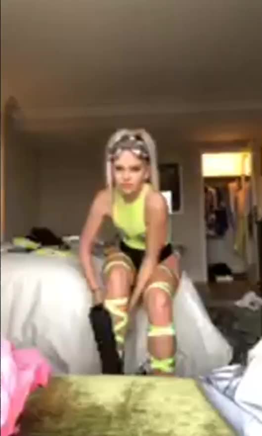 Jordyn Jones flaunting it