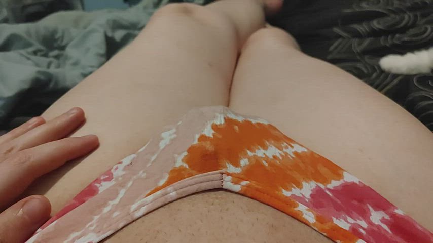 Chastity Femboy Panties Sissy Teasing gif