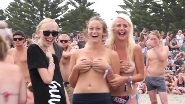 BW Skinny Dip - Guinness World Record Attempt Gisborne 2012 (UnCensored)