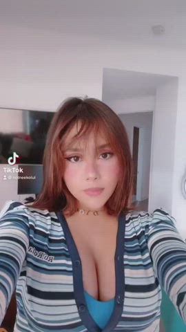 Big Tits Mexican Latina TikTok gif