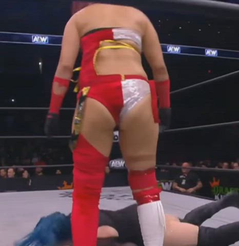 ass booty japanese thick wrestling gif