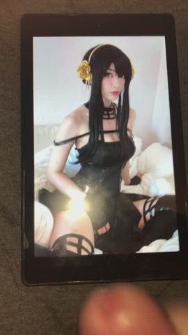 Cosplay Cum Tribute gif