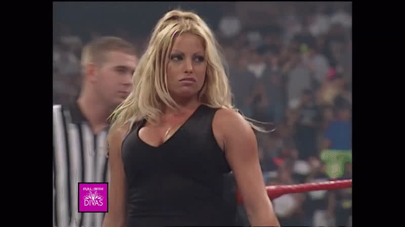 Blonde Trish Stratus Wrestling gif