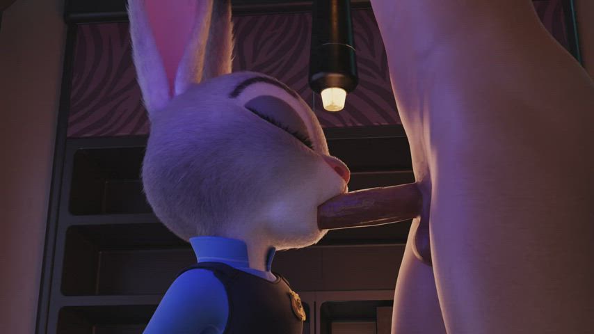Animation Blowjob Bunny Licking Police gif