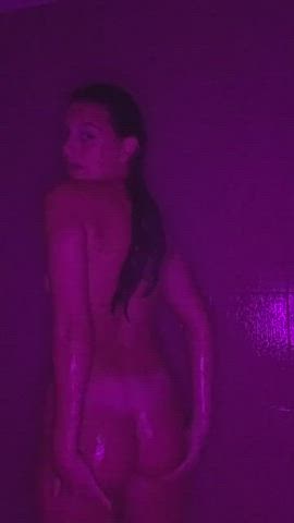 Shower Tanlines Tease gif