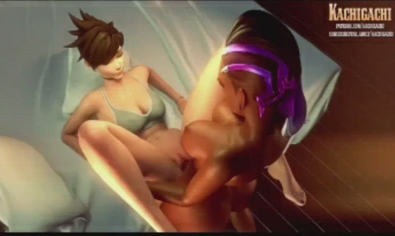 Sombra fucking Tracers tight pussy