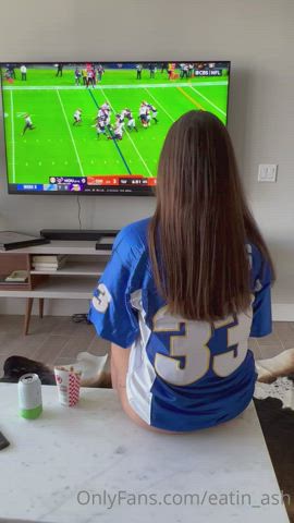 ass football panties gif