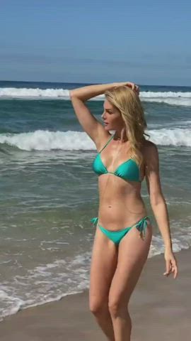 bikini blonde brazilian celebrity milf model gif
