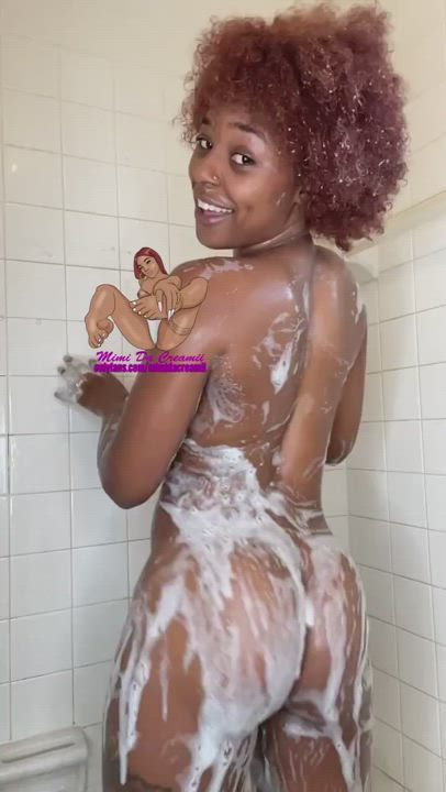 Ass Clapping Naked Shower gif