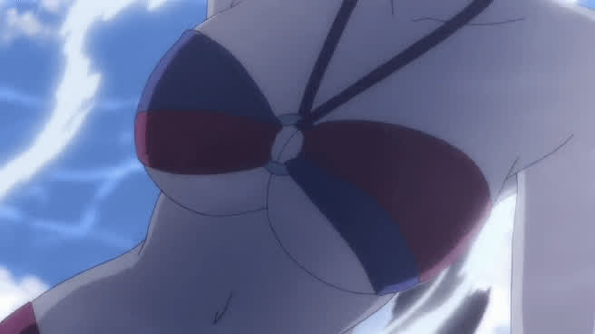 anime big tits bikini ecchi gif