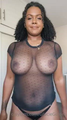 African American Big Tits Ebony gif
