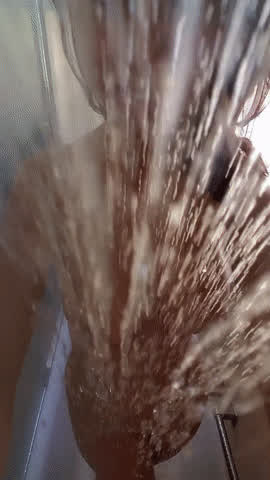 big tits boobs shower gif