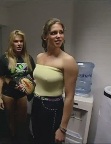 Celebrity Natural Tits Nipples Stephanie McMahon gif