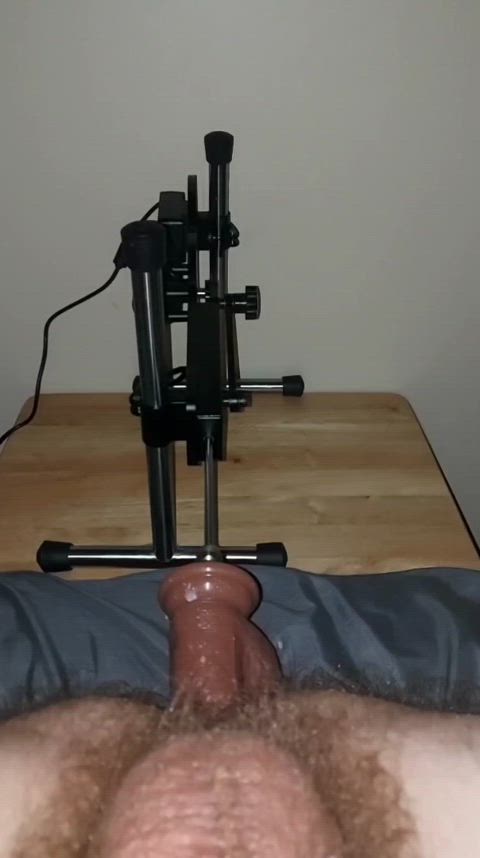 First time with my buddy's machine while he watched