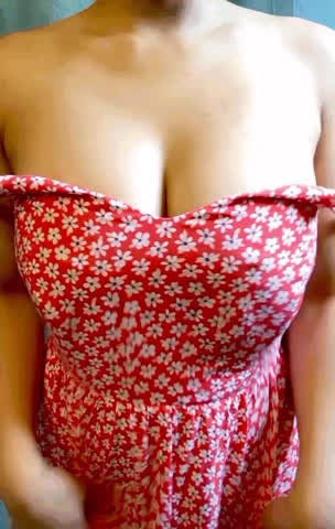 Summer dress titty drop