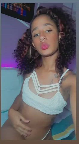 belly button curly hair petite skinny small nipples small tits tattoo tits gif