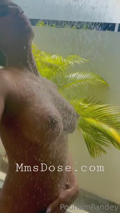 nipples poonam pandey shower gif