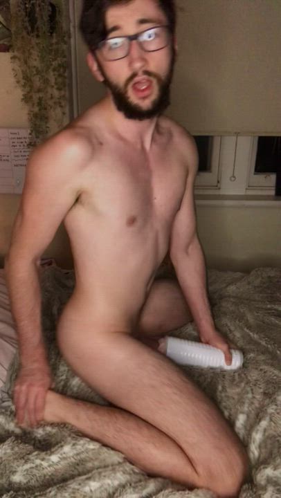 BWC Bisexual Deep Penetration Fleshlight Gay Male Masturbation Sensual gif