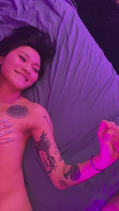 Asian FFM Female POV Threesome