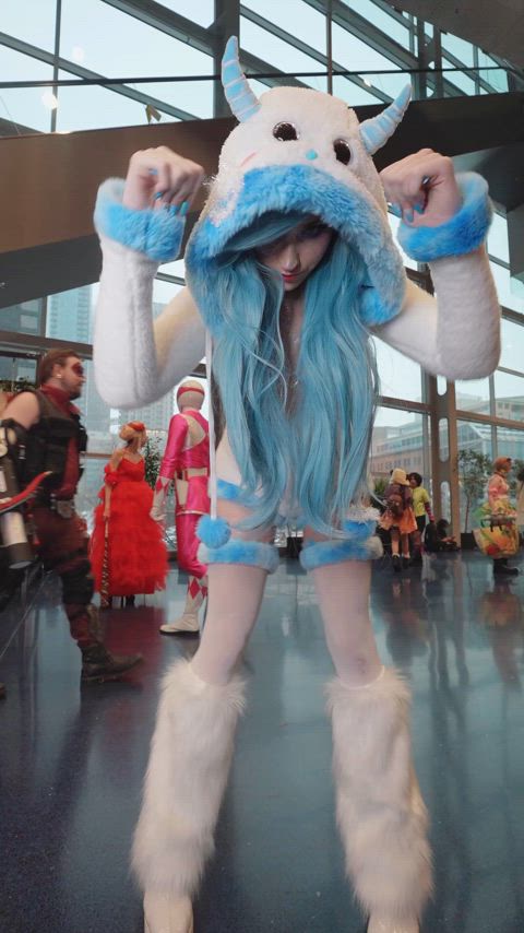 cosplay costume egirl fansly monster girl onlyfans tiktok nsfw-cosplay gif