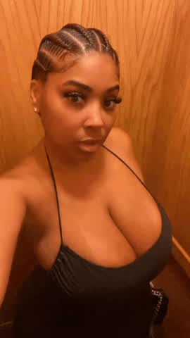 big tits boobs ebony gif