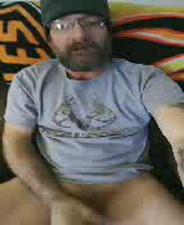 big dick daddy male masturbation webcam gif