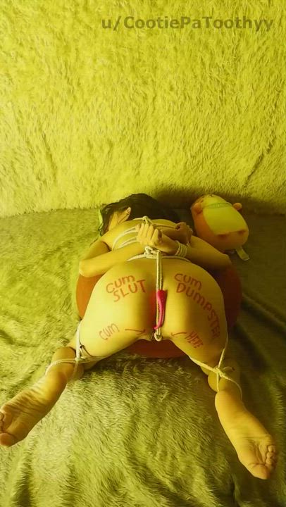 BDSM Bondage NSFW Pussy Vibrator gif