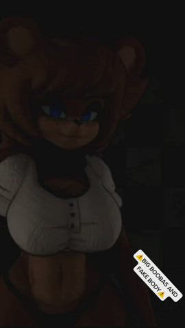 3d animation big tits smile gif