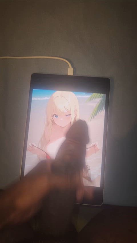 anime bbc big dick blonde cock jerk off male masturbation masturbating tribute r/tributeme