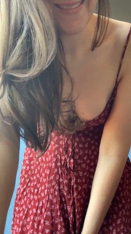 I love a cute sundress with nothing underneath