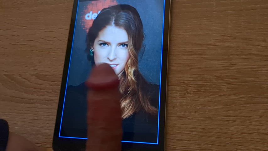 anna kendrick bwc celebrity cock cockslap tribute gif