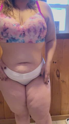 Chubby NSFW Natural Tits gif