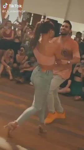 big ass dancing small tits gif