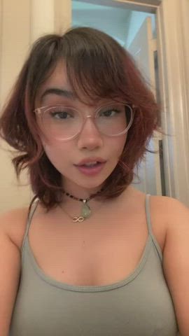 Asian Glasses TikTok gif