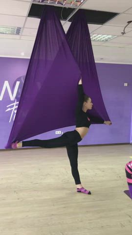 feet onlyfans sport stretching tights gif