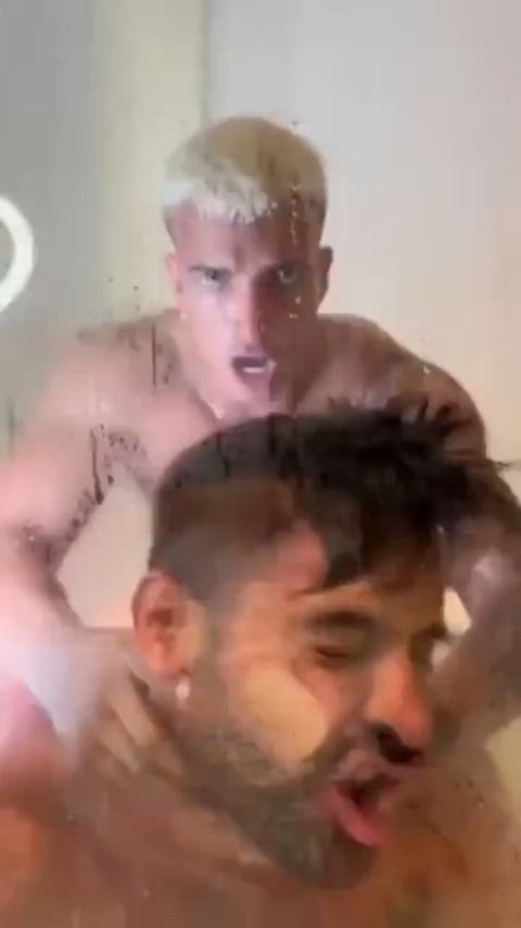 bathroom big dick daddy gay rough sex rough-sex gif