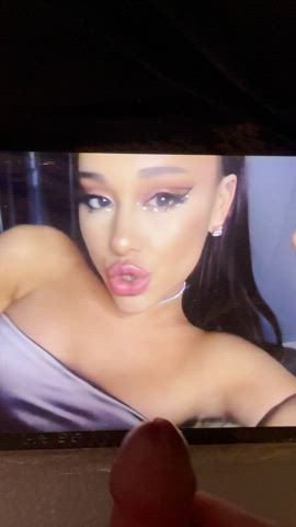 ariana grande celebrity cum cumshot tribute r/tributeme gif