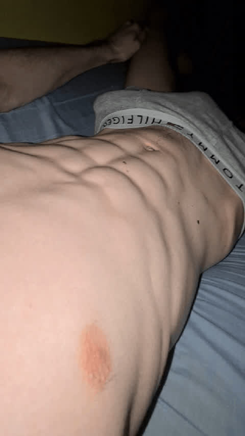 abs bulge gay twink gif