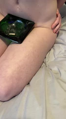 petite smoking wife gif