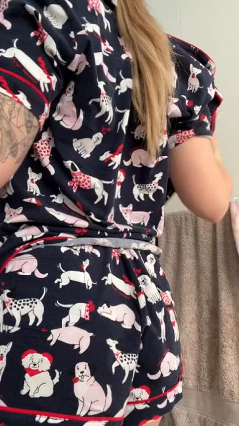 boobs fake tits pajamas just-boobs gif