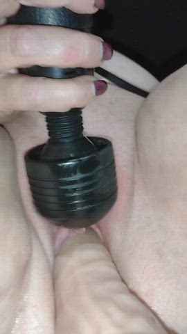 fuck machine granny orgasms shaved pussy gif
