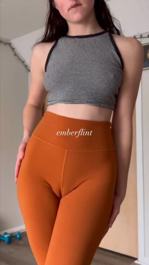 Ass Booty Brunette Camel Toe Cute OnlyFans Pawg Pussy Solo Tits Porn GIF by emberflint