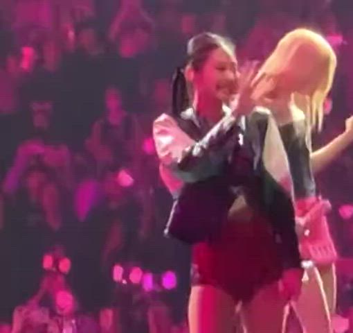 celebrity korean tits gif