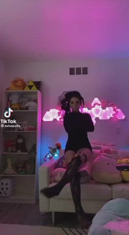 Feet Girls TikTok gif