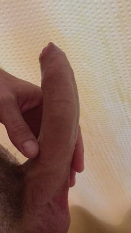 bwc big dick cock foreskin masturbating shower tattoo thick cock uncut gif