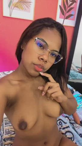 big tits cute ebony latina orgasm pornstar tits gif